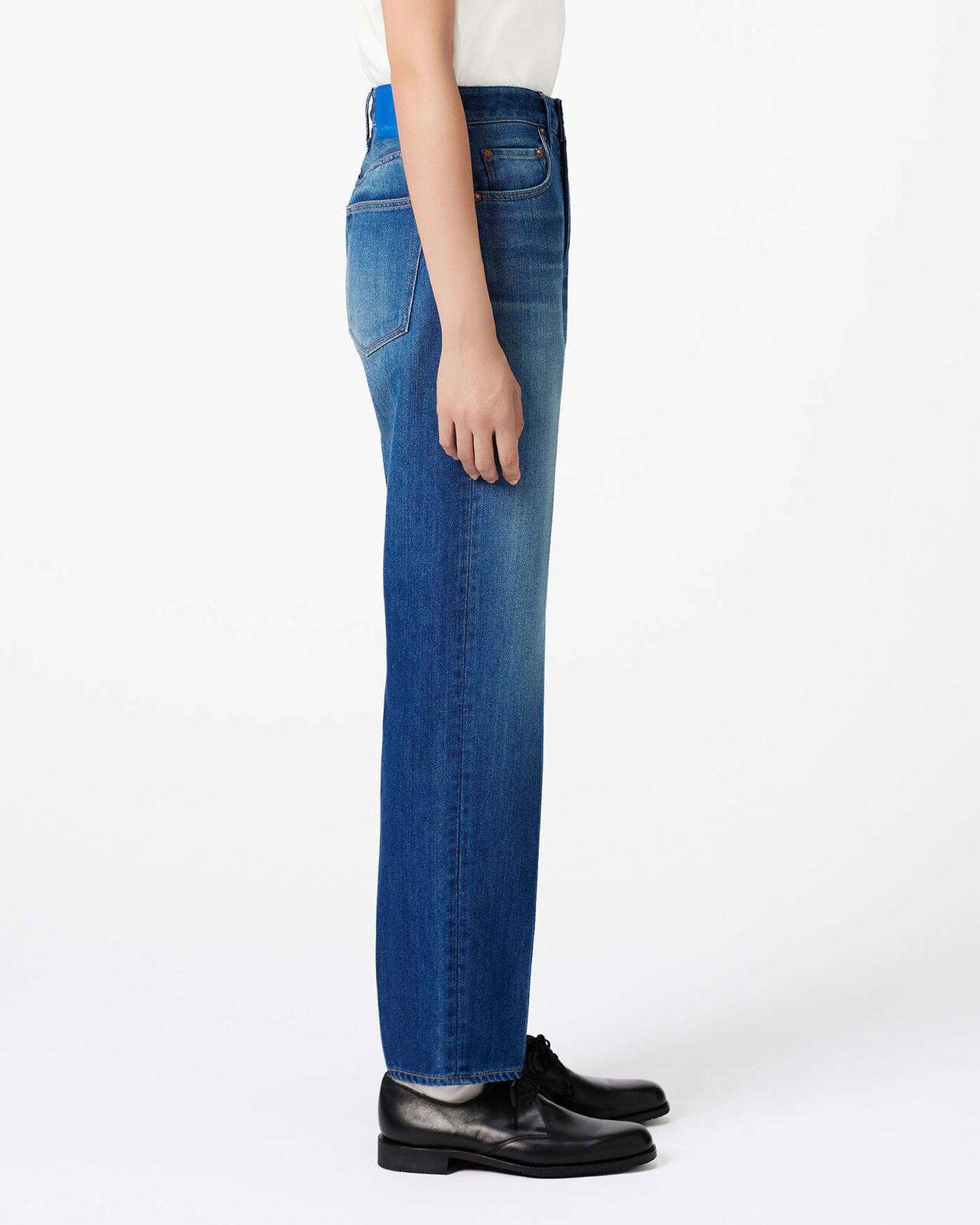 Light Tapered Jeans 9oz  Medium Indigo,MEDIUM INDIGO, large image number 1