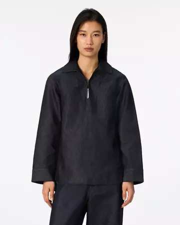 WOMEN | Light Denim Skipper Shirt 7oz Rigid,RIGID, large image number 5