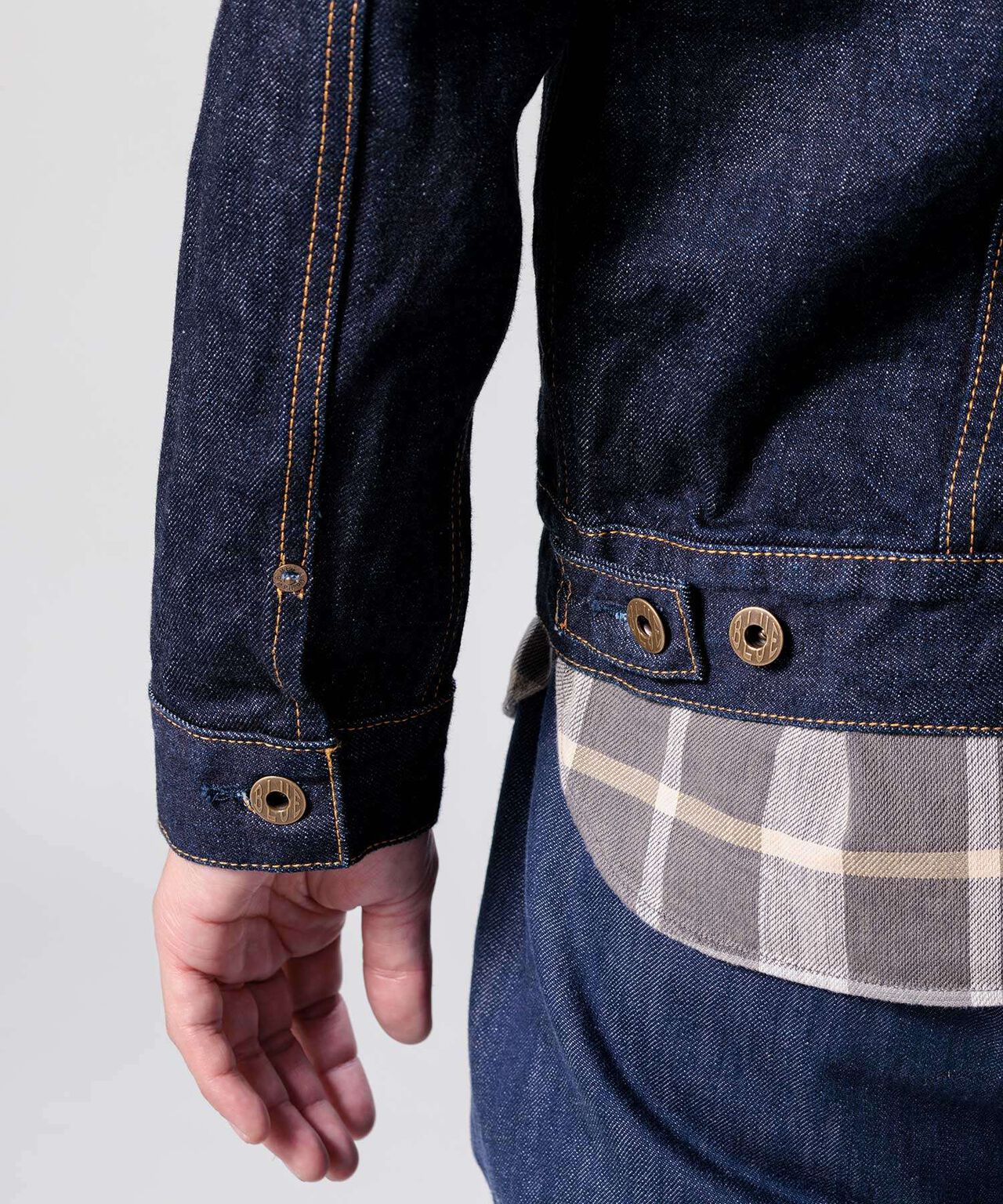 14.8oz Type 2 Denim Jacket,INDIGO, large image number 9