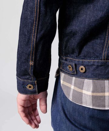 14.8oz Type 2 Denim Jacket,INDIGO, small image number 9
