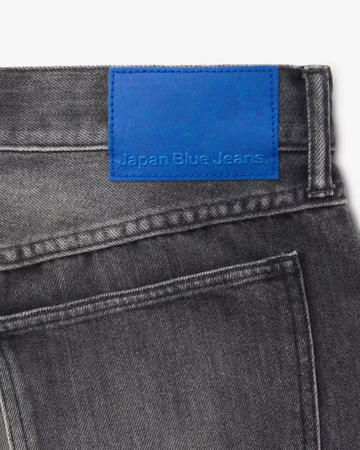 MEN | Light Wide Press Trousers 9oz Washed Black
