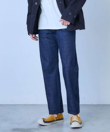 [ ONLINE EXCLUSIVE ] J455 13.5oz Suvin Gold Cotton Classic Straight Selvedge Jeans,INDIGO, small image number 3