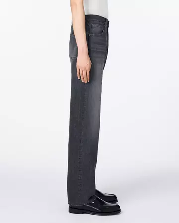 MEN | Light Wide Jeans 9oz Washed Black,WASHED BLACK, large image number 1