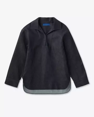 WOMEN | Light Denim Skipper Shirt 7oz Rigid,RIGID, large image number 6