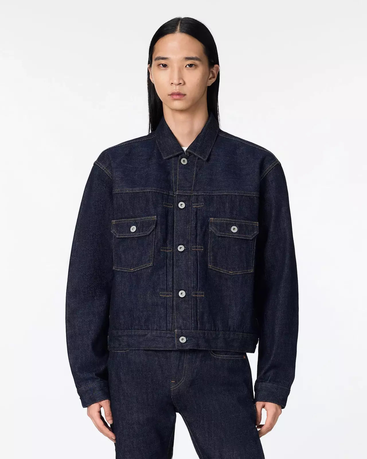 MEN | Selvedge Type 2 Denim Jacket 14oz,INDIGO, large image number 0