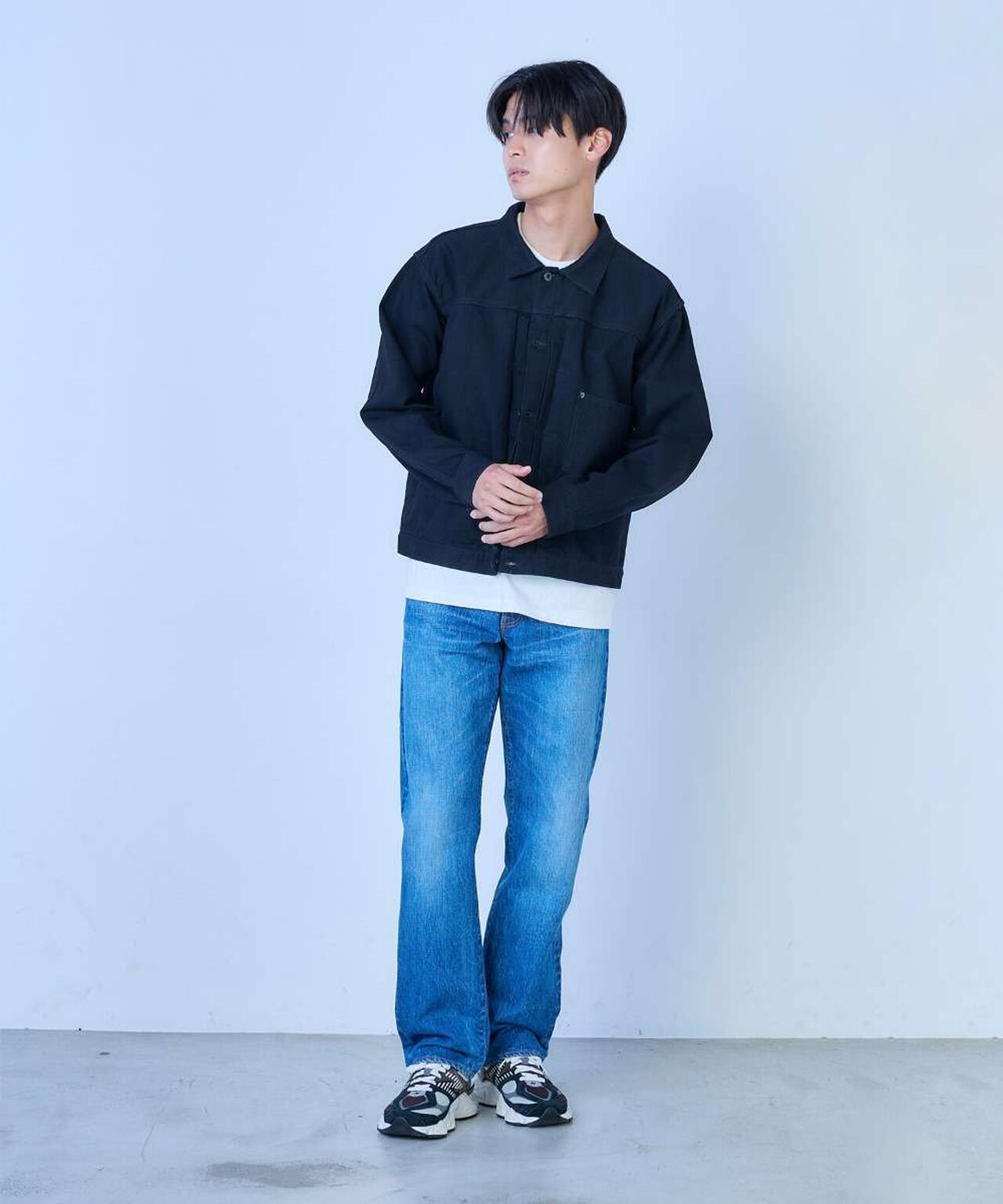 J501_MID 14.8oz Loose Selvedge Jeans (Aging Wash),MEDIUM INDIGO, large image number 13