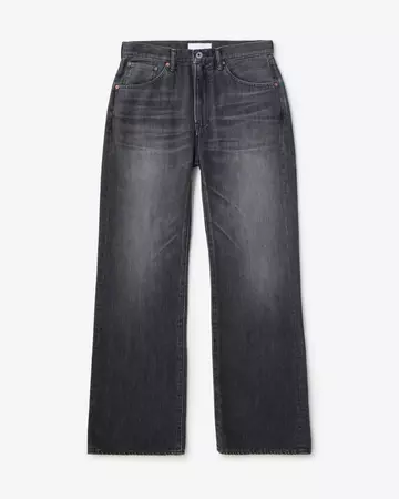 MEN | Light Flare Jeans 9oz Washed Black,WASHED BLACK, large image number 4