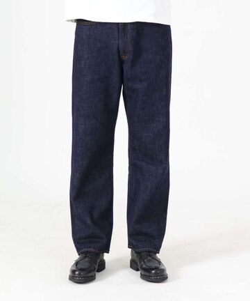 J504 12.5oz Africa Cotton Loose Selvedge Jeans,INDIGO, large image number 0
