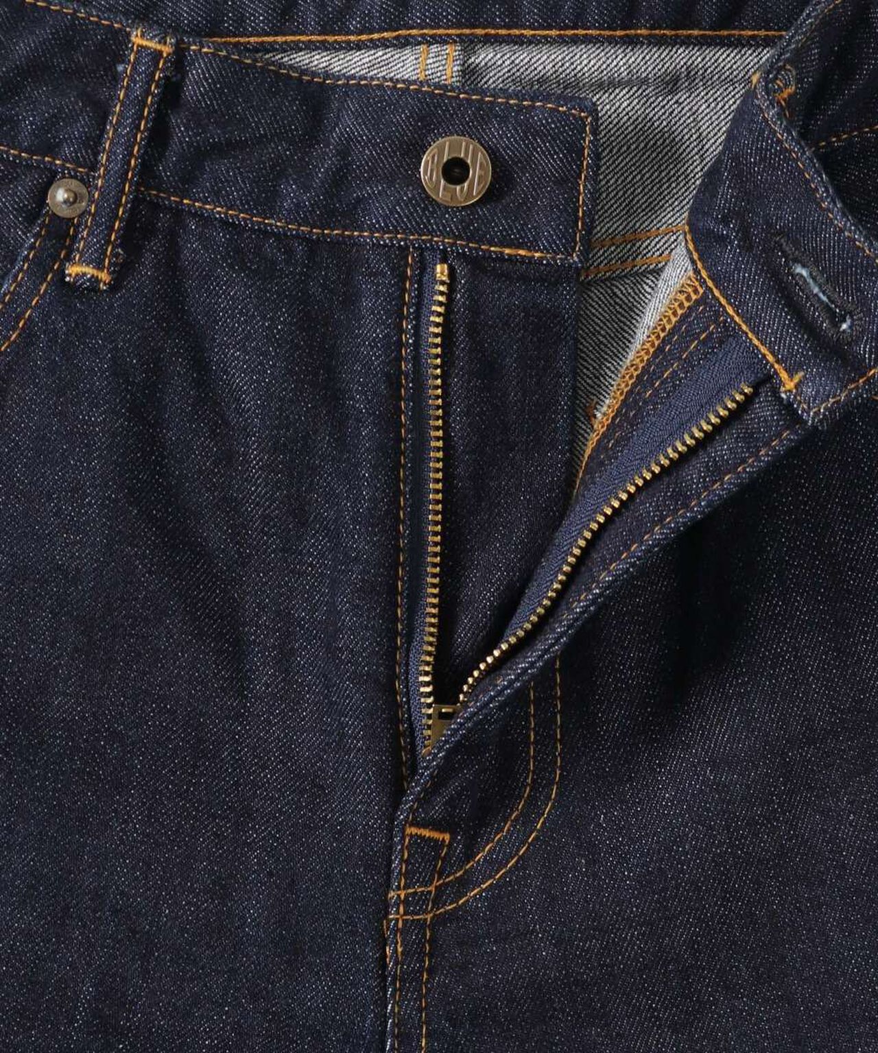 [ ONLINE EXCLUSIVE ] J555 13.5oz Suvin Gold Cotton Loose Selvedge Jeans,INDIGO, large image number 5