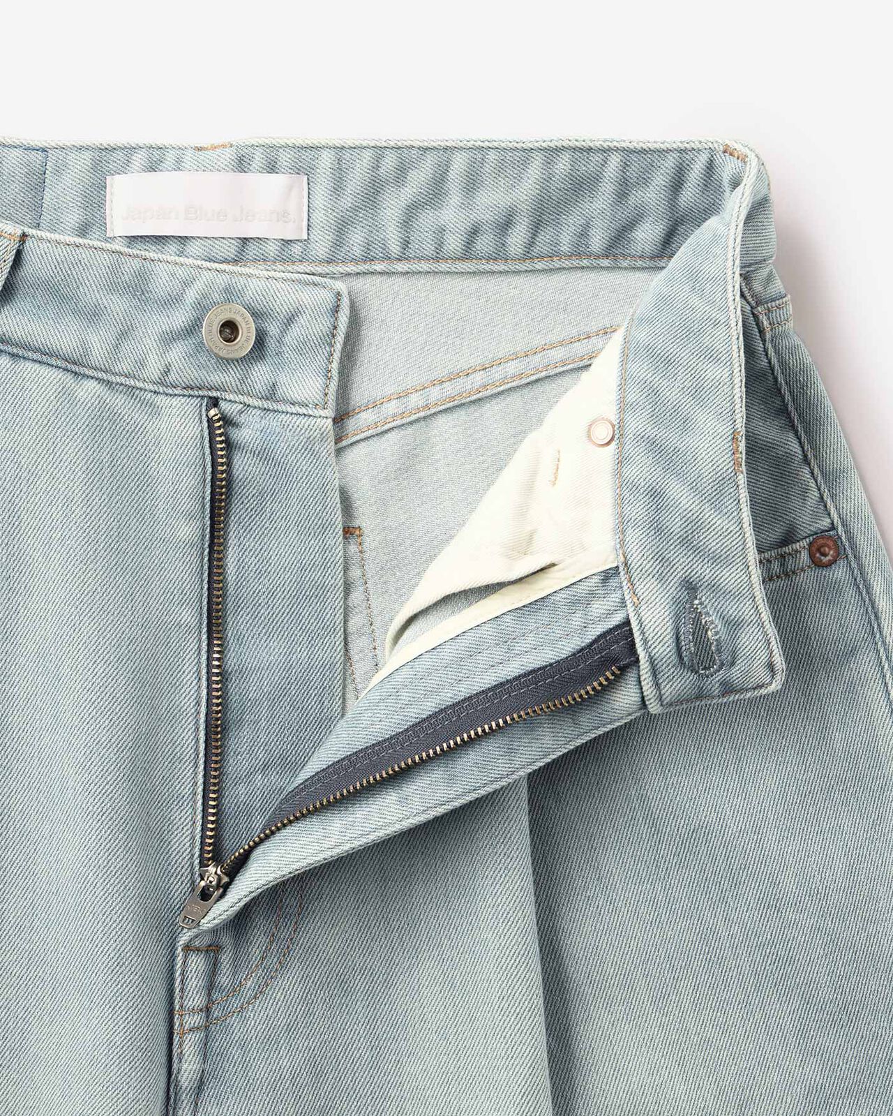 Light Wide Jeans 9oz Light Indigo,LIGHT INDIGO, large image number 4