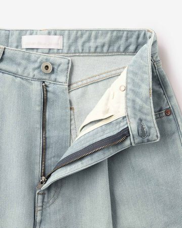 Light Wide Jeans 9oz Light Indigo,LIGHT INDIGO, small image number 4