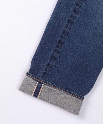 J401(D01) 14.8oz US Cotton Selvedge Jeans (Aging Wash)-DID-34,DARK INDIGO, small image number 13