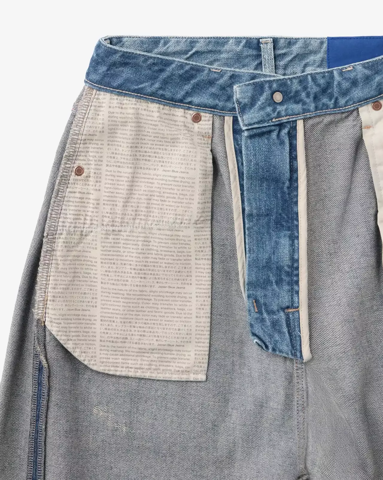 WOMEN | Damage Loose Jeans 11oz Medium Indigo,MEDIUM INDIGO, large image number 7