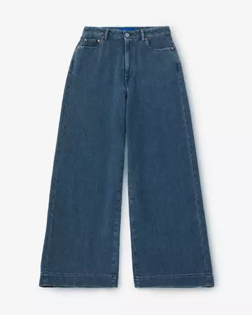 WOMEN | Sashiko Loose Pants Dark Indigo,DARK INDIGO, large image number 4