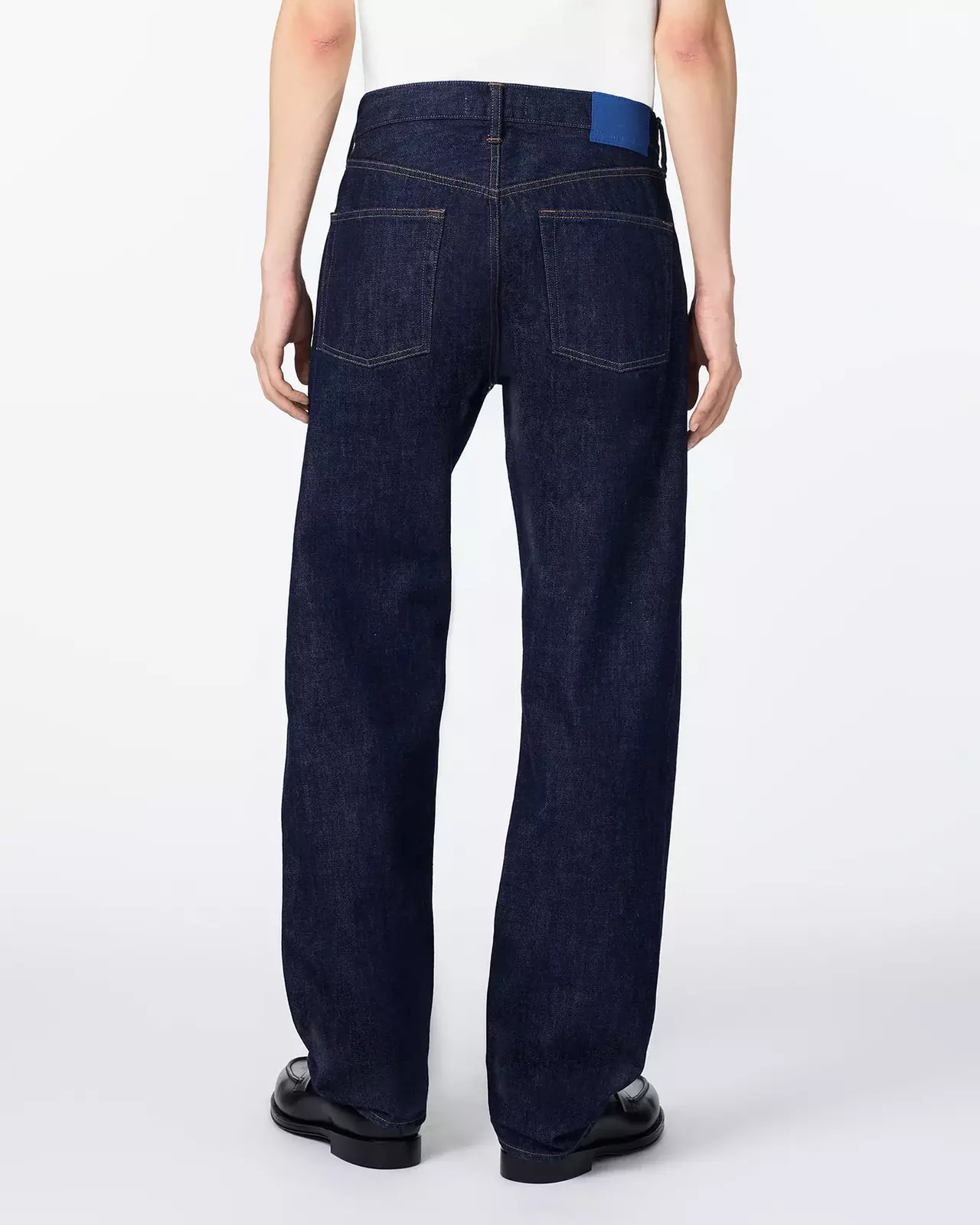 MEN | Selvedge Straight Jeans 14oz,INDIGO, large image number 2