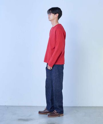 J504 12.5oz Loose Selvedge Jeans,INDIGO, small image number 9