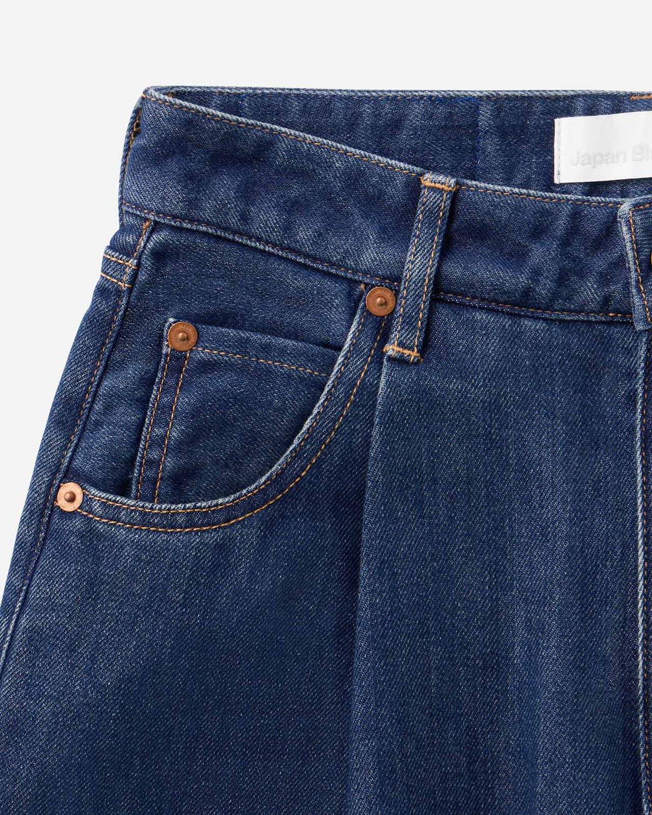 Light Wide Jeans 9oz Medium Indigo,MEDIUM INDIGO, large image number 8
