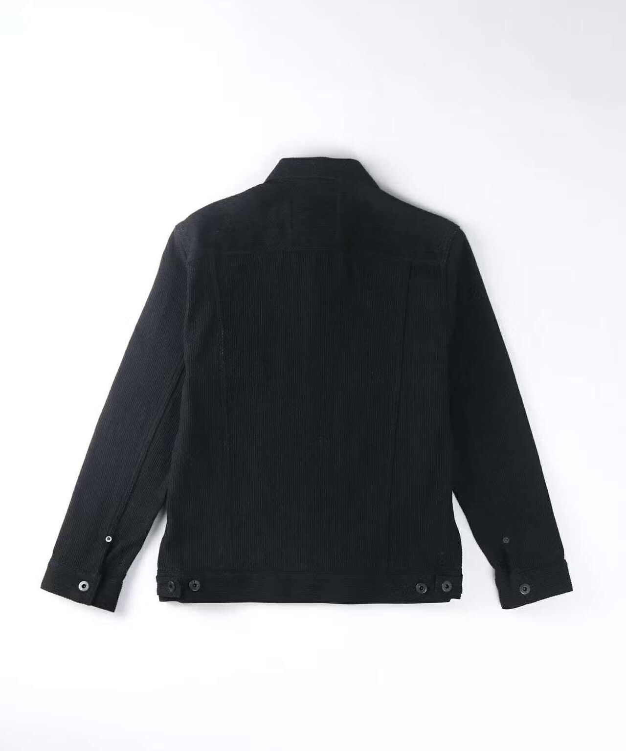 Sashiko Black Type 2 Jacket,BLACK, large image number 5