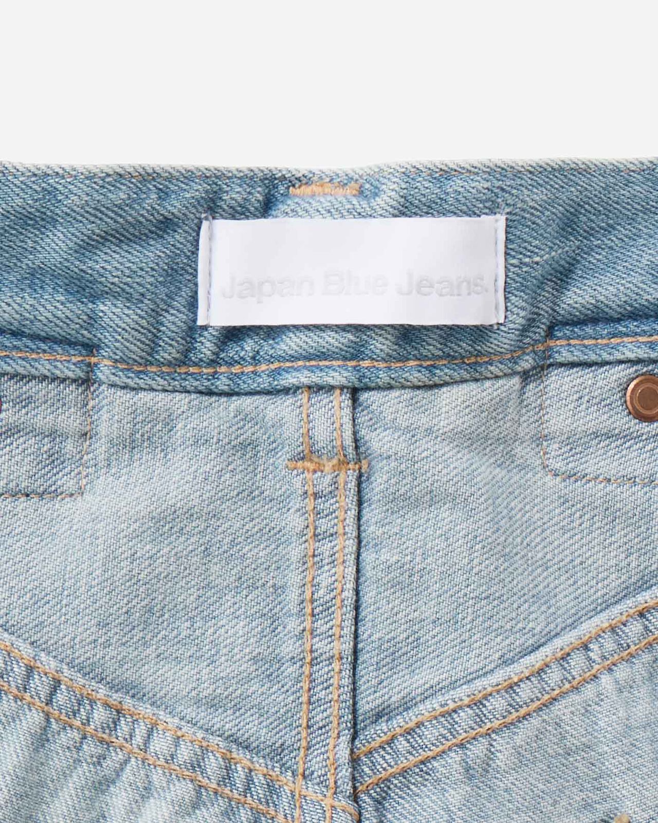 MEN | ReDESIGN Skew Wide Jeans 12oz Light Indigo,LIGHT INDIGO, large image number 7