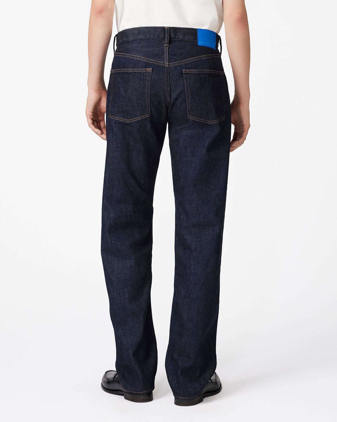 Selvedge Straight Jeans 12oz,INDIGO, large image number 2
