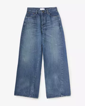 MEN | ReDESIGN Skew Wide Jeans 12oz Dark Indigo,DARK INDIGO, large image number 5