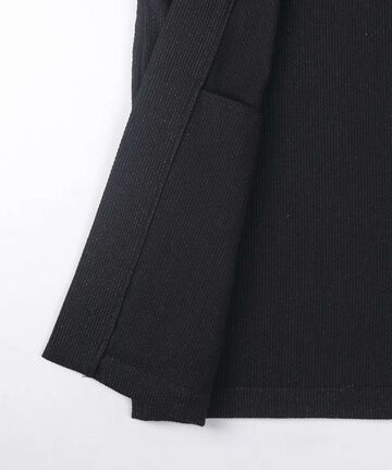 Sashiko Black Haori,BLACK, large image number 7