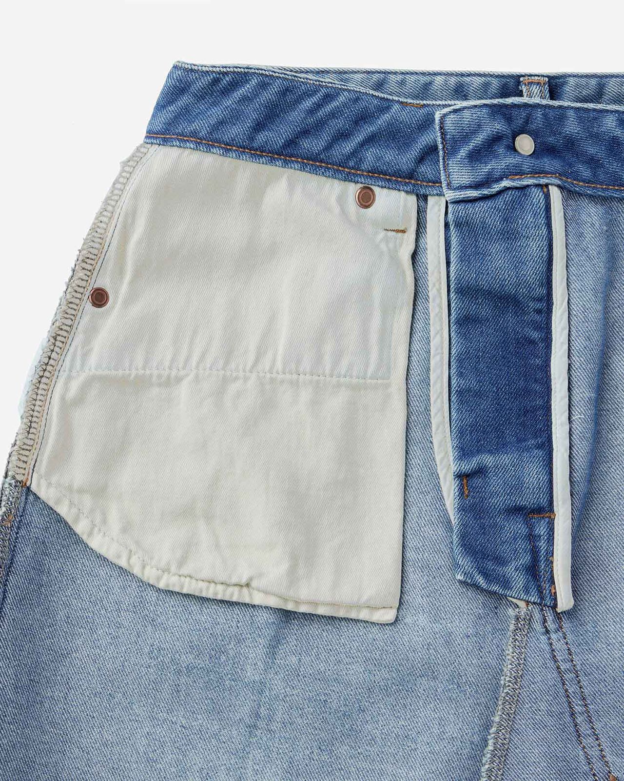 WOMEN | Light Denim Skirt 9oz Medium Indigo,MEDIUM INDIGO, large image number 7