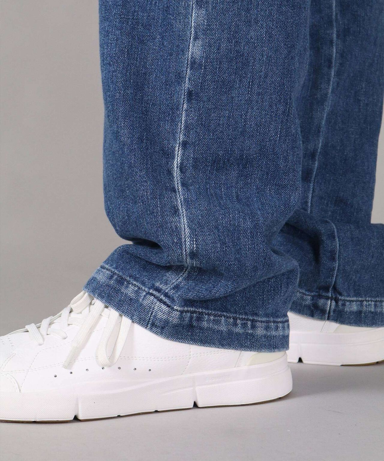 11oz Denim Smooth Double Pleats Pants,MEDIUM INDIGO, large image number 5