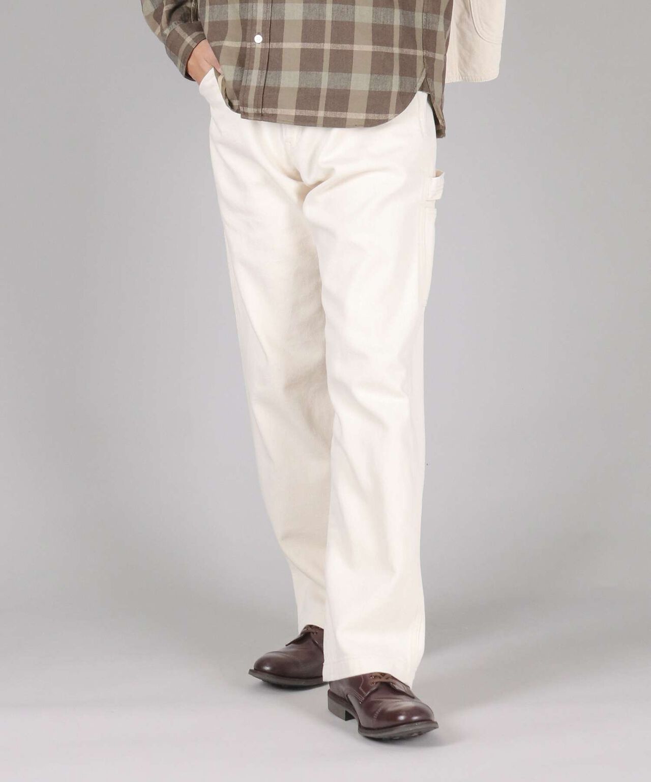 Organic Drill Painter Pants,NATURAL, large image number 11