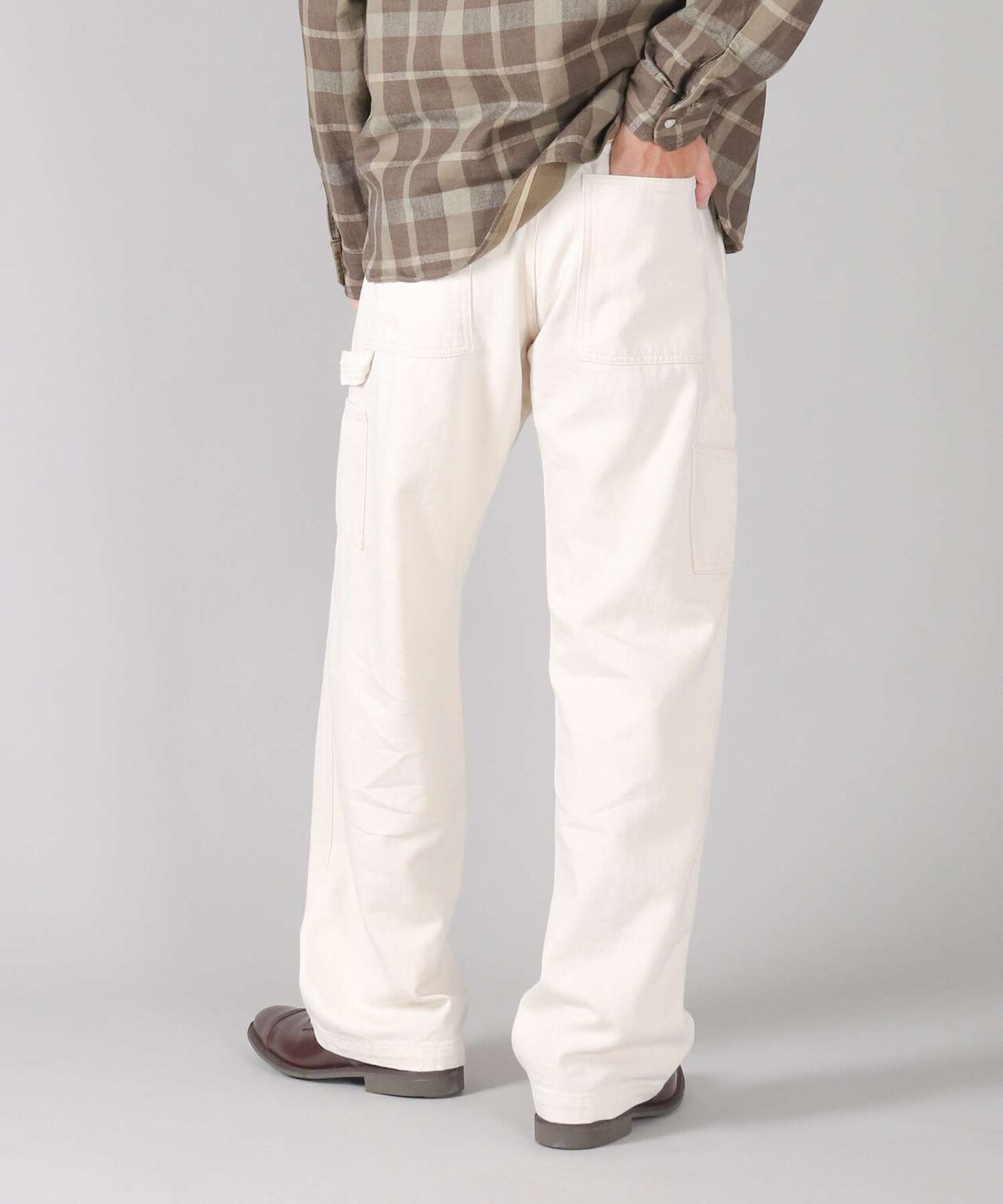 Organic Drill Painter Pants,NATURAL, large image number 13