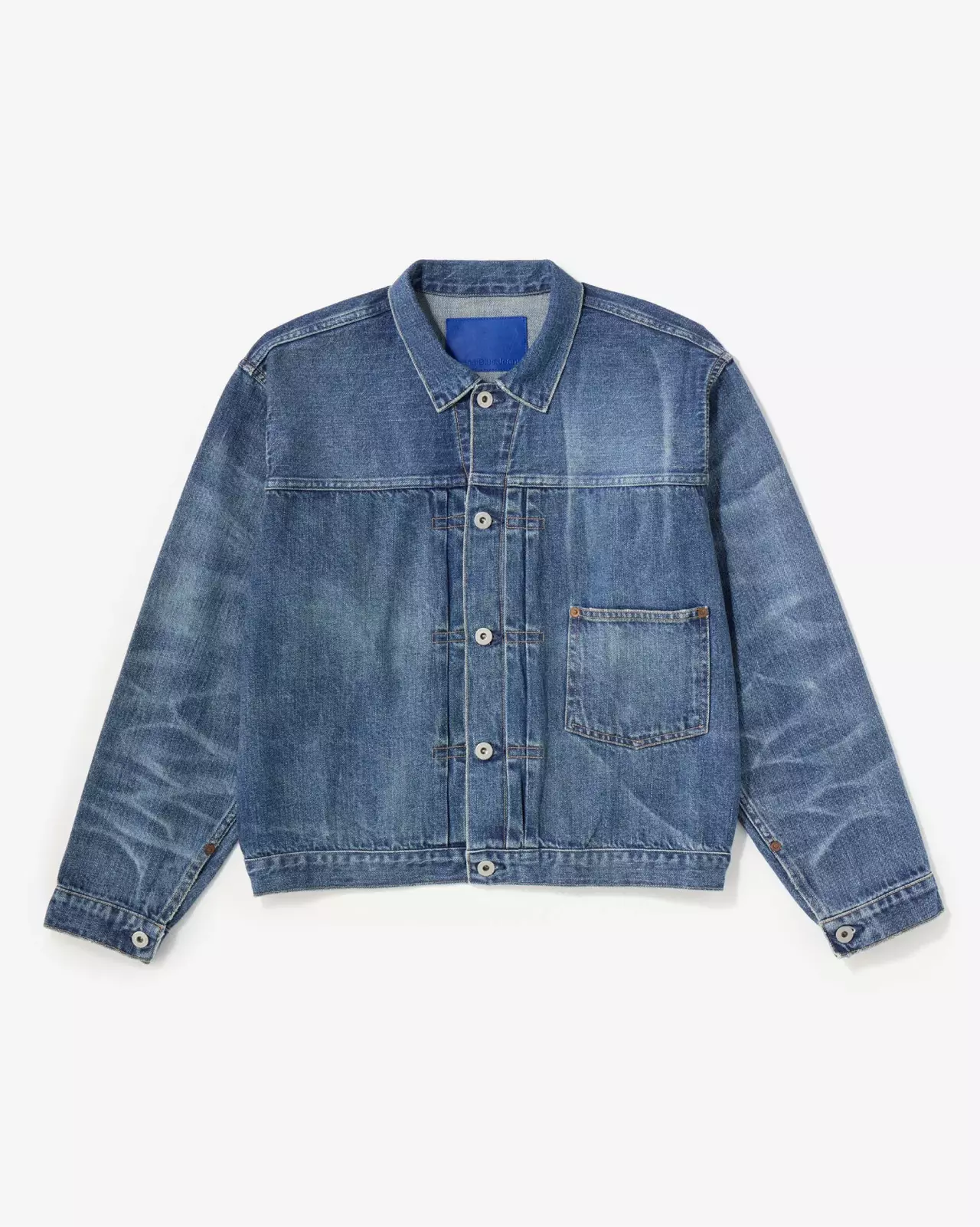 MEN | ReDESIGN Type 1 Denim Jacket 12oz Dark Indigo,DARK INDIGO, large image number 4