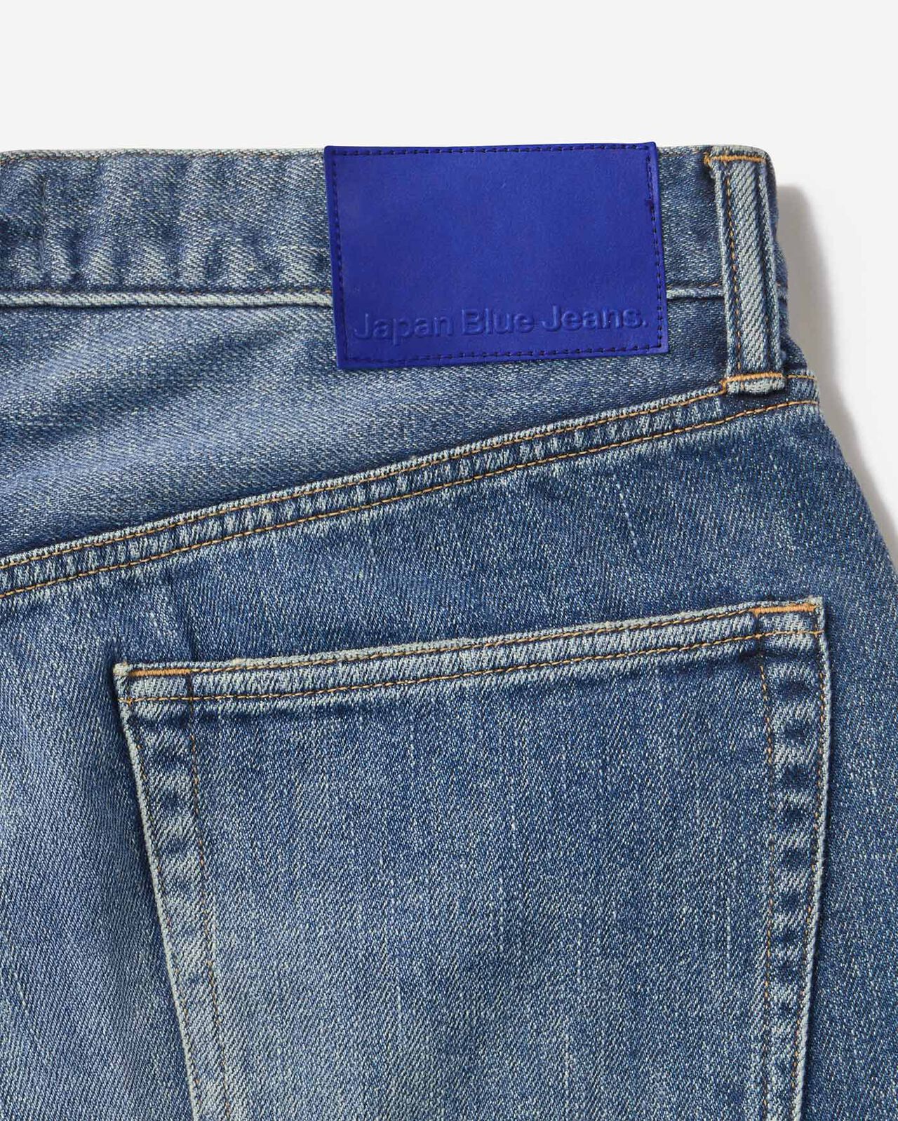 Smooth Wide Jeans 9oz Medium Indigo,MEDIUM INDIGO, large image number 6