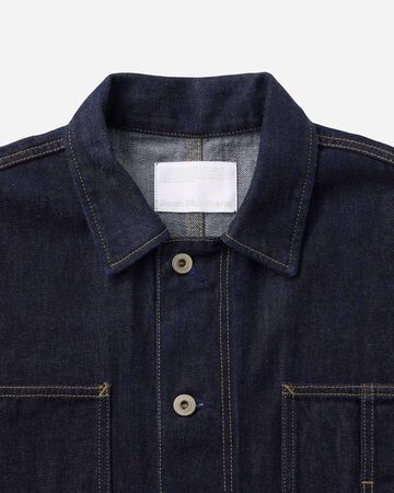 Selvedge Coveralls 12oz,INDIGO, small image number 5