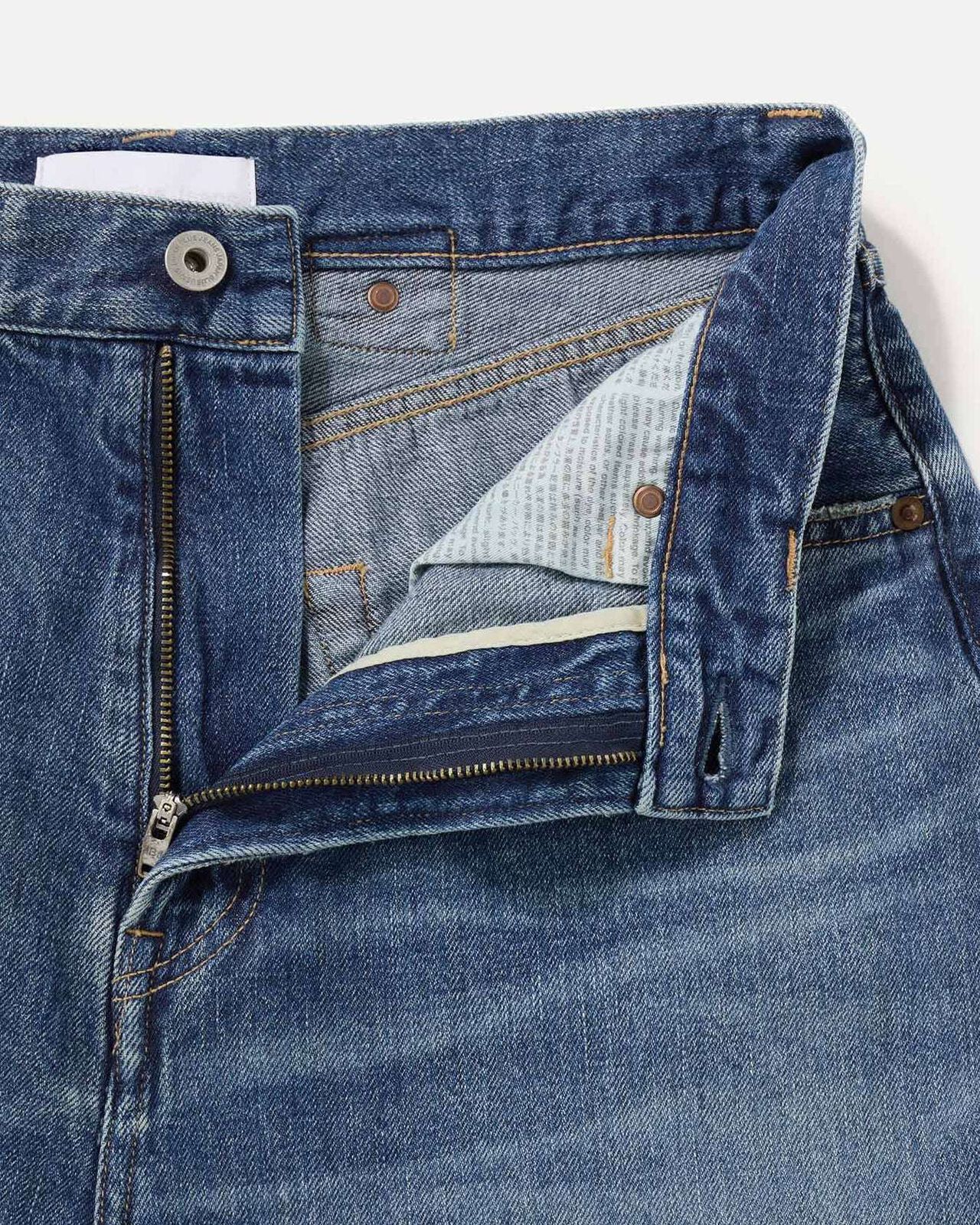 MEN | ReDESIGN Skew Straight Jeans 12oz Dark Indigo,DARK INDIGO, large image number 6