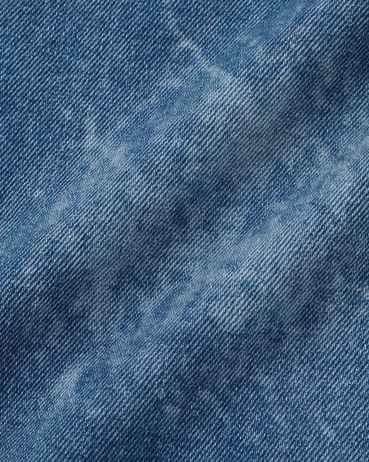 MEN | Light Relax Fit L/S Shirt 9oz Medium Indigo,MEDIUM INDIGO, large image number 7