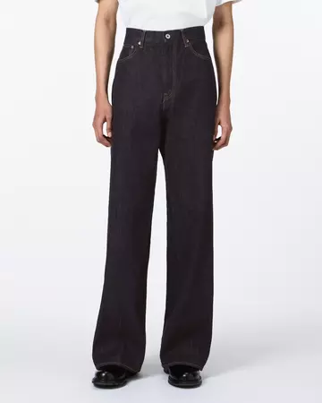 MEN | Selvedge Loose Jeans 14oz,INDIGO, large image number 0