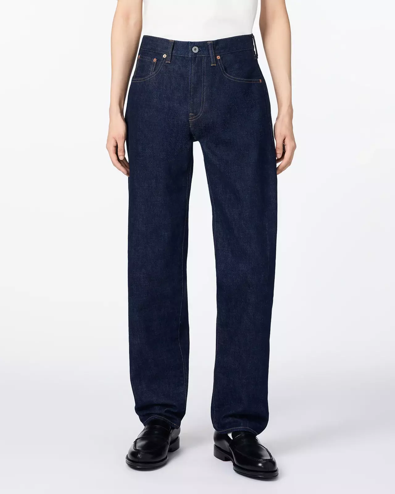 MEN | Selvedge Straight Jeans 16oz,INDIGO, large image number 0