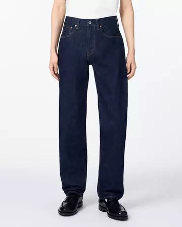 MEN | Selvedge Straight Jeans 16oz,INDIGO, large image number 0