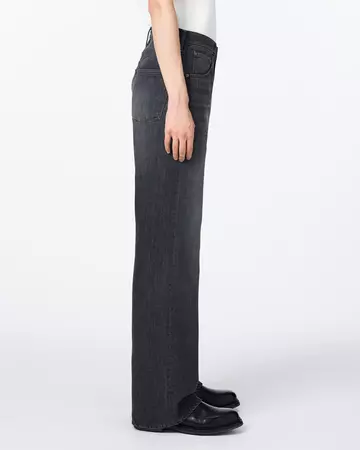 MEN | Light Flare Jeans 9oz Washed Black,WASHED BLACK, large image number 1