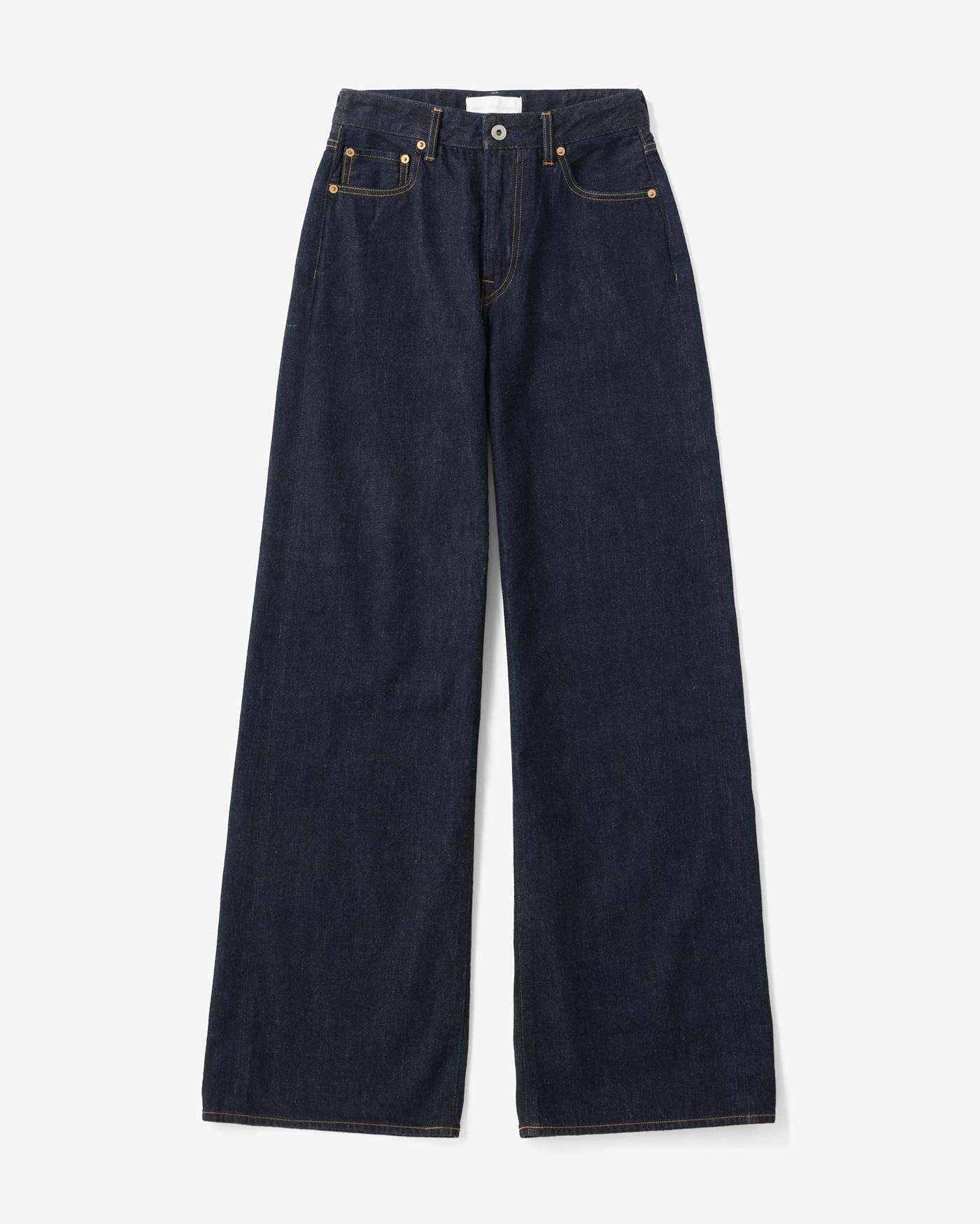 Selvedge Wide Straight Jeans 12oz