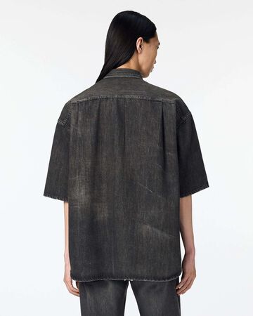 MEN | Light Oversized S/S Shirt 9oz Washed Black,WASHED BLACK, large image number 2