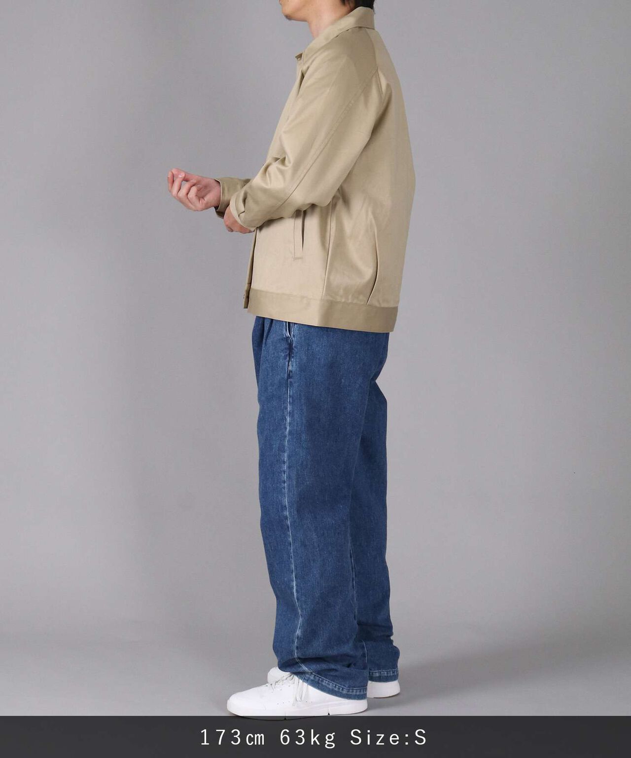 11oz Denim Smooth Double Pleats Pants,MEDIUM INDIGO, large image number 7