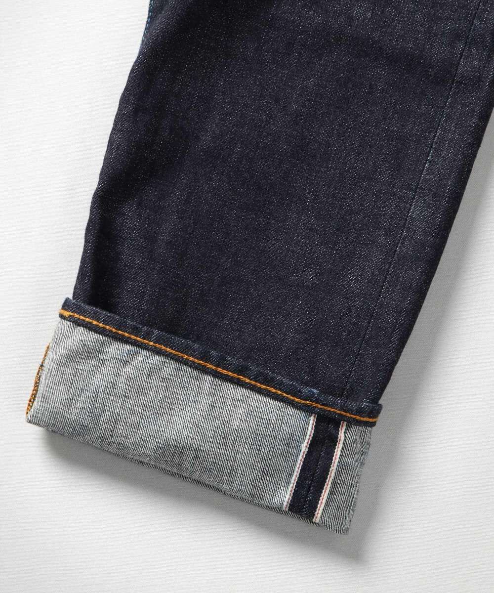 【けんじJ】 JBJE12143A 14oz Black Tapered Selvedge Jeans