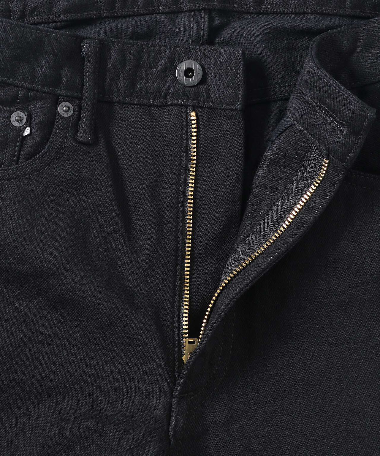 J514 14oz Black Loose Selvedge Jeans,BLACK, large image number 7