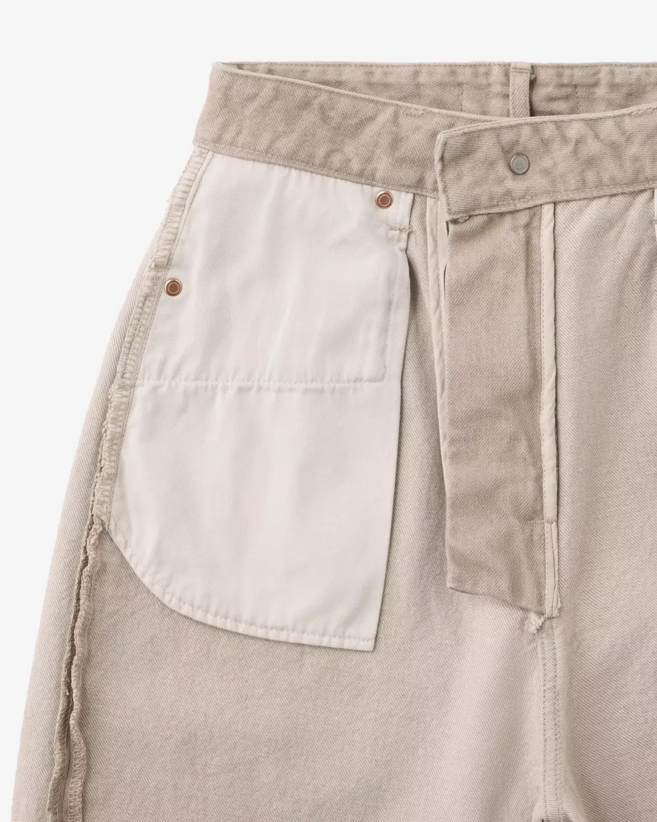 WOMEN | Loose Jeans 13.5oz Beige,BEIGE, large image number 7