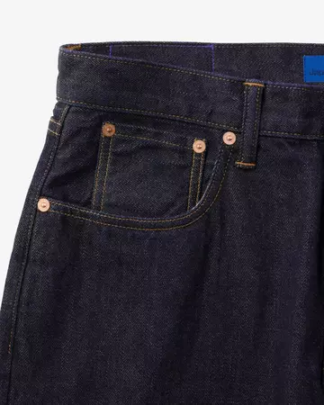 MEN | Selvedge Slim Jeans 12oz,INDIGO, large image number 8