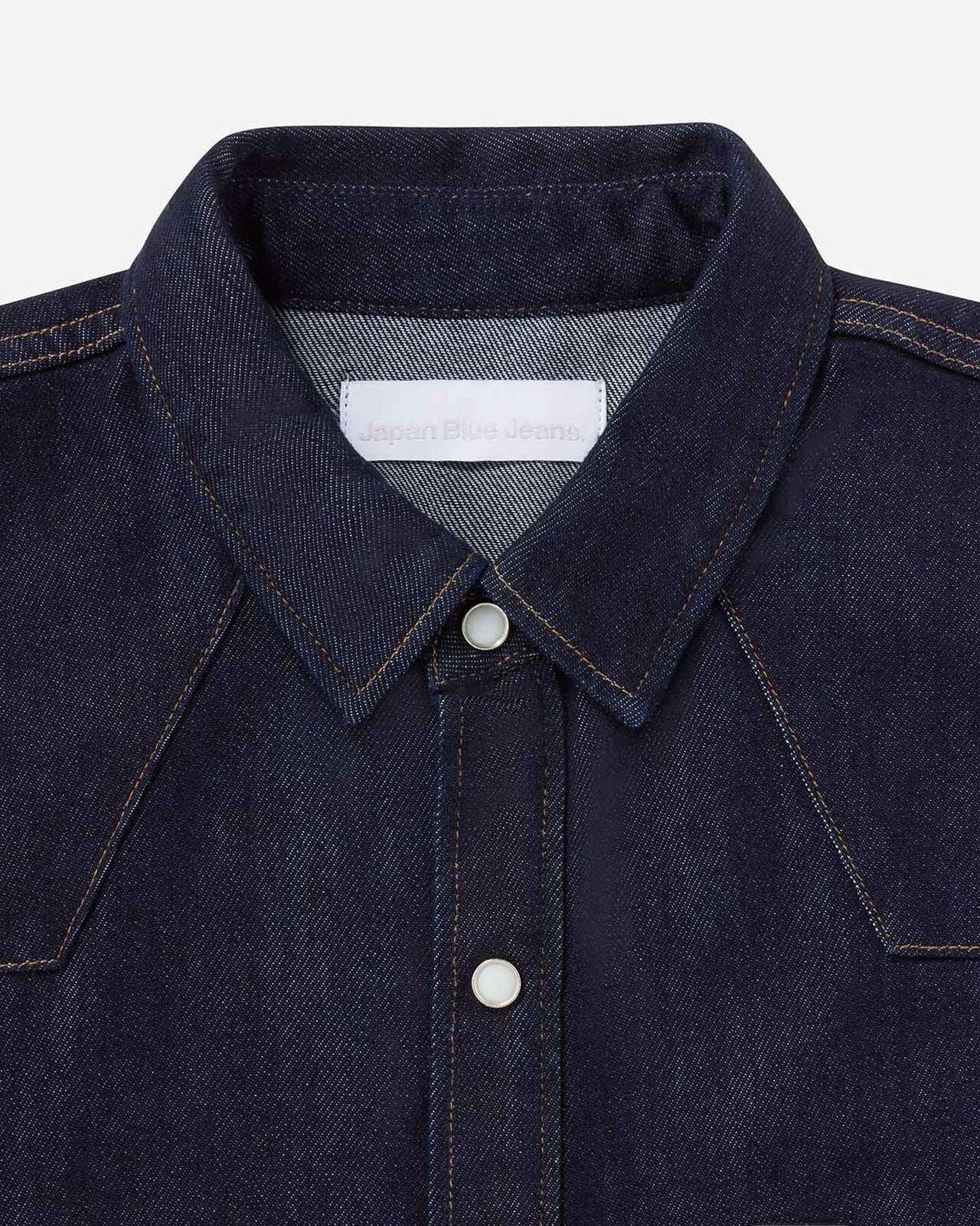 MEN | Light Relax Fit L/S Western Shirt 9oz,INDIGO, large image number 6