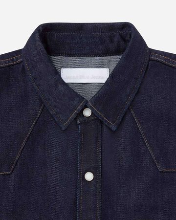 MEN | Light Relax Fit L/S Western Shirt 9oz,INDIGO, large image number 6