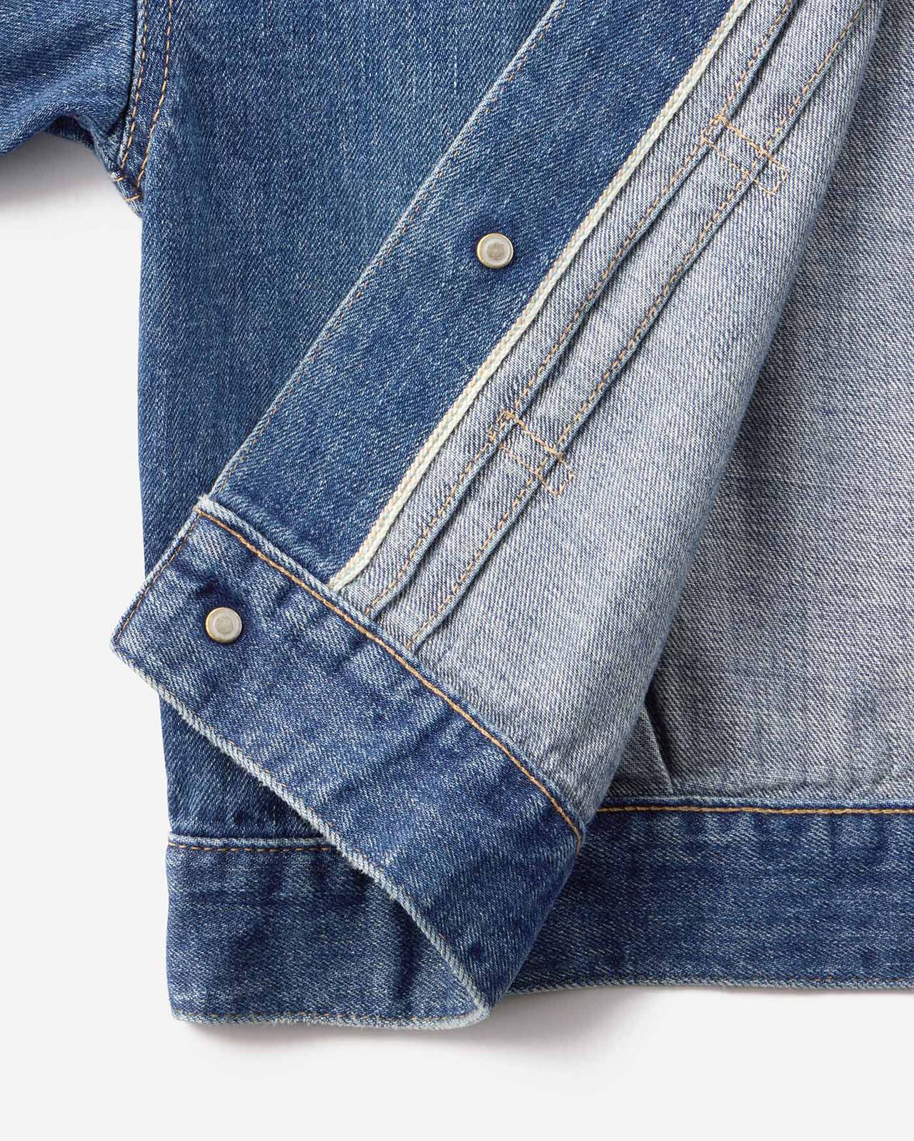 Selvedge Denim Jacket 12oz Medium Indigo,MEDIUM INDIGO, large image number 8