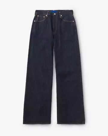 MEN | Selvedge Loose Jeans 12oz,INDIGO, large image number 4